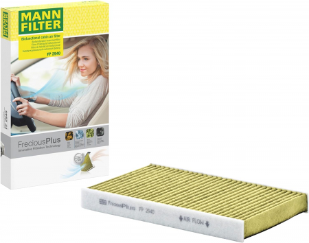 Filtru habitaclu cu efect antibacterian Mann pentru Citroën C2, C3, C4 [1]