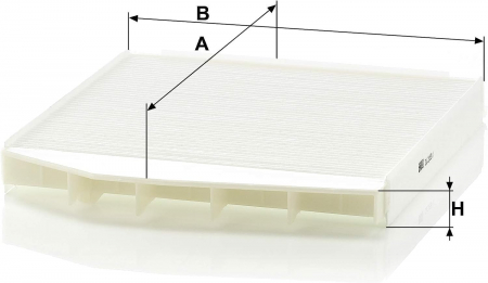 Filtru habitaclu Mann pentru Volvo S60 I, S80 I, V70 II, XC70 I, XC90 I [1]