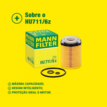 Filtru ulei Mann HU 711/6 z pentru Mercedes [1]