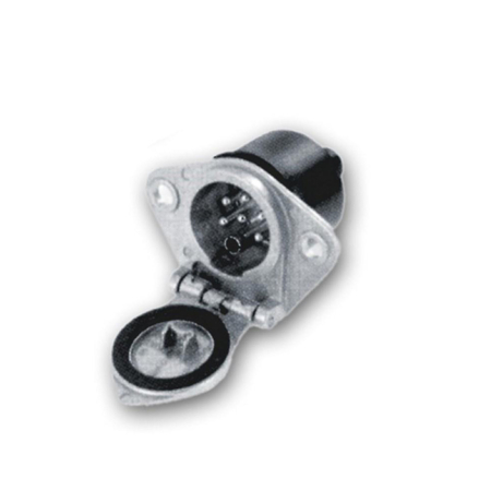 Branduri - Fișă priză HICO 24V 7 pini tip S tată, material plastic