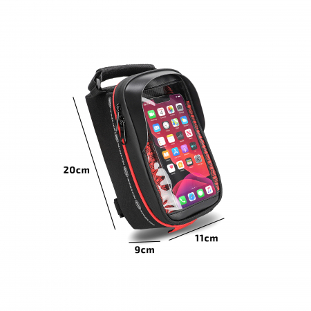 Branduri - Gentuta impermeabila Heyner pentru bicicleta cu suport telefon