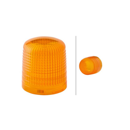 Proiectoare, Lampi & Leduri - Geam girofar Hella KL 7000 F