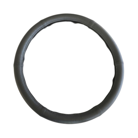 Branduri - Husă Volan UMBRELLA Piele Naturală - Negru, Diametru 47-49 cm (Universal, Dimensiune Mare)