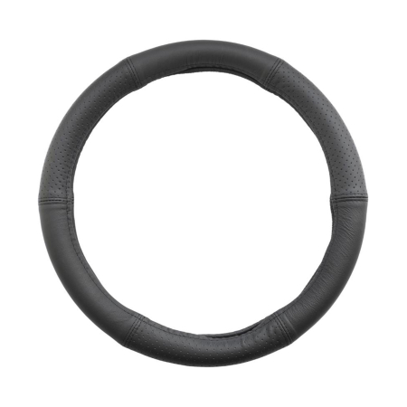 Branduri - Husă Volan Umbrella Piele Naturală Semi-Perforată - Negru, 39-41 cm