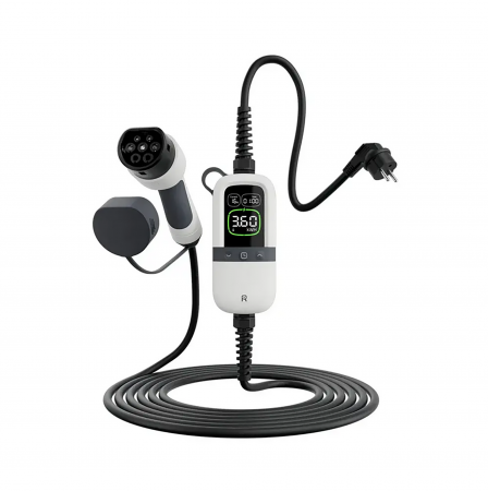 Mobilitate si Hibride - Incarcator portabil PC200 pentru masini electrice conector type 2 3,6kW 6-16A reglabil 230V 6m cablu de incarcare