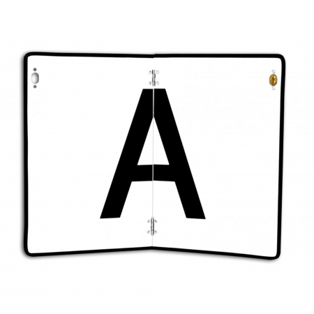 Branduri - Indicator pliabil de avertizare Hico cu margini cauciucate