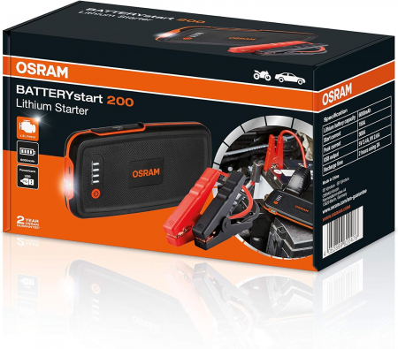 Jump Starter Osram pentru pornire auto Battery Start 12V 6000 mAh [2]