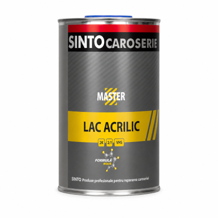 Reparatii si Echipamente Auto - Lac acrilic auto Sinto Master HS transparent 1 litru pentru caroserie