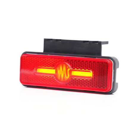 Branduri - Lampă gabarit LED WAS W254 – poziție spate roșu, 12V-24V, montaj universal