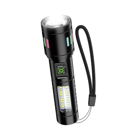 Lanternă LED Profesională Kaku KSC-1578, Zoom 500m, 5 Moduri, Aluminiu, Albă [0]