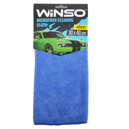 Produse Cosmetica Auto - Laveta microfibra Winso 30x40 cm albastra