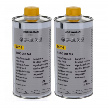 Lichid de Frana - Pachet 2 x Lichid de frana DOT 4 VW 1 litru