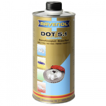 Lichid de Frana - Lichid de frana Ravenol DOT 5.1 1 litru