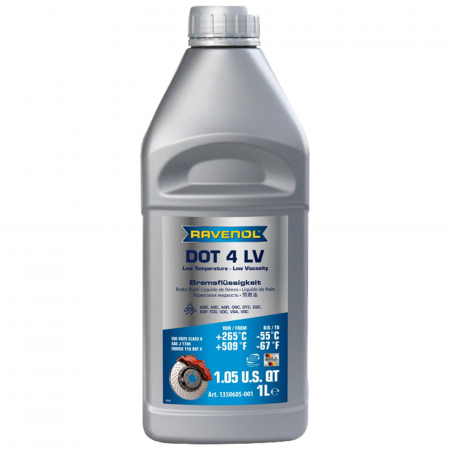 Lichid de Frana - Lichid de frana Ravenol DOT 4 LV 1 litru