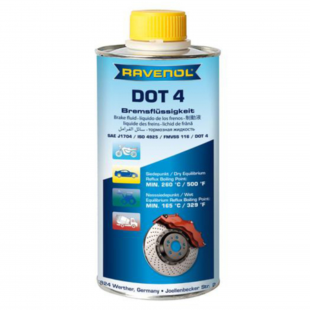 Lichid de Frana - Lichid de frana Ravenol DOT4 0.5 l