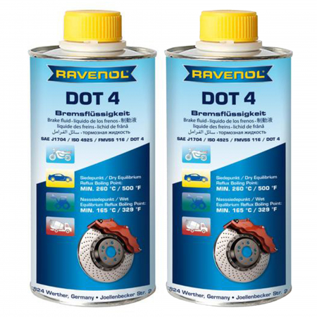 Lichid de Frana - Pachet 2 litri Lichid de frana Ravenol DOT4