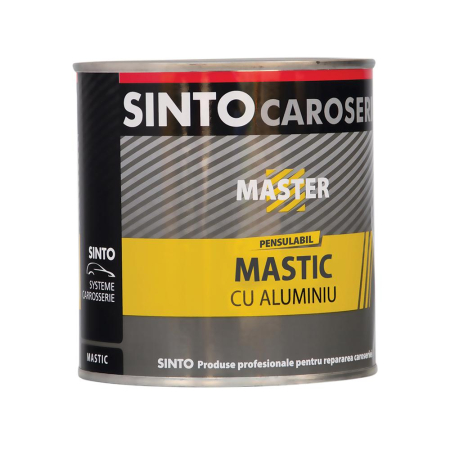 Reparatii si Echipamente Auto - Mastic pensulabil Sinto Master cu aluminiu 0.85 kg pentru caroserie