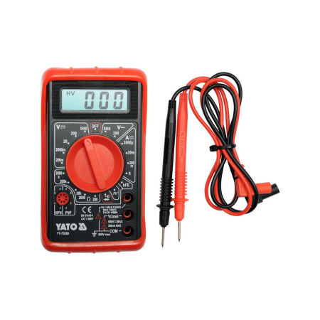 Testere si diagnoza auto - Multimetru Digital Universal Yato YT-73080 – Măsurători AC/DC Precise și Fiabile