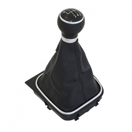 Accesorii Auto Tuning - Nuca schimbator cu manson pentru VW 6 trepte, Golf V (2003-2008), Golf VI (2008-2013) Drive