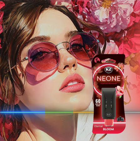 Odorizant auto grila ventilatie Puf-Puf K2 Neone Eternal Bloom [2]