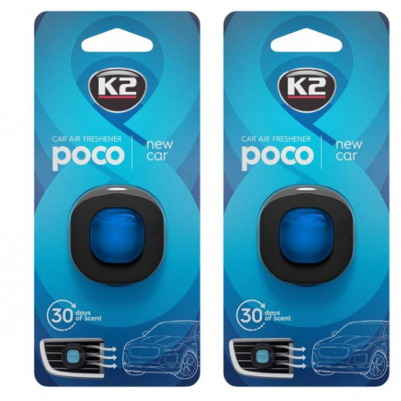 Odorizante grila - Pachet 2 x odorizant auto K2 poco new car (Unisex)