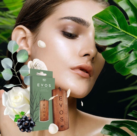 Odorizant Auto din Lemn Masiv K2 EVOS GRACE GAIA, Parfum Floral-Chypre (Coacăze Negre, Trandafir, Paciuli), Pandantiv Elegant [3]