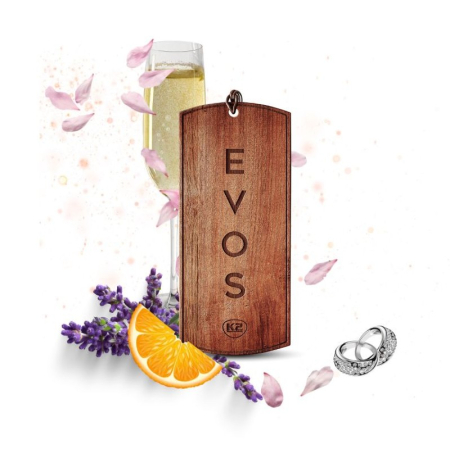 Odorizant Auto din Lemn Masiv K2 EVOS GRACE MADAM, Parfum Floral (Portocală, Lavandă, Ambră), Pandantiv Romantic [4]