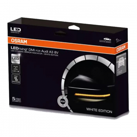 Set 2 module semnalizare dinamica Osram White LEDriving DMI pentru Audi A3 [0]
