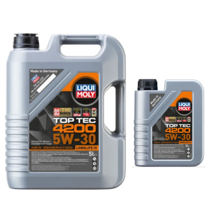 5W30 - Pachet 6 litri ulei de motor sintetic Liqui Moly Top Tec 4200 5W30