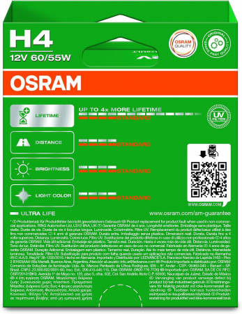 Set 2 becuri H4 Osram Ultra Life [2]