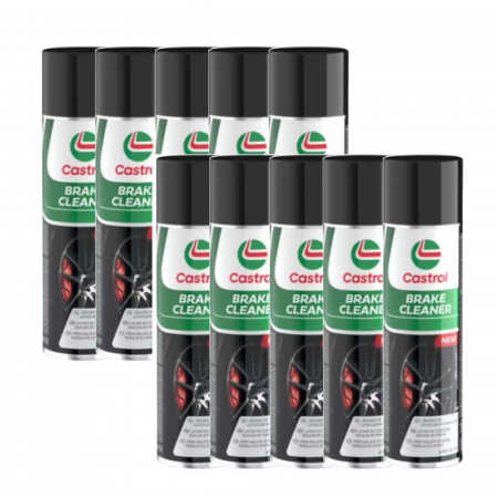 Intretinere si Cosmetica Auto - Pachet 10 bucati spray Castrol pentru curatat frane 500ml