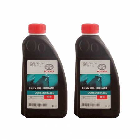 Branduri - Pachet 2 litri Antigel Toyota Long Life G12 concentrat rosu