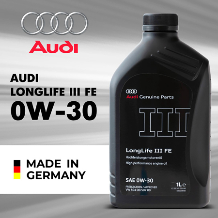 Pachet 2 litri Ulei Original Audi LongLife III FE 0W-30 GS55545D2 – Aprobări VW 504.00 / 507.00 [1]