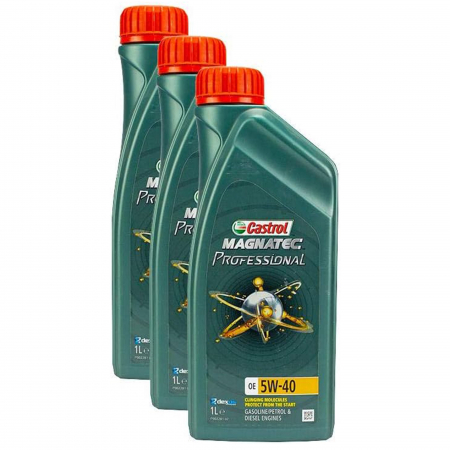 Branduri - Pachet 3 litri Ulei Castrol Magnatec Professional OE 5W40