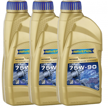 Uleiuri Moto - Pachet 3 litri ulei cutie de viteze Ravenol Motogear 75W90 GL4