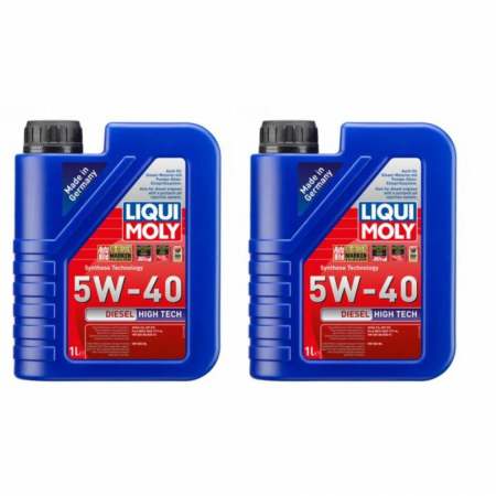 5W40 - Pachet 2 litri Ulei Semisintetic Liqui Moly Diesel Hightech 5W40