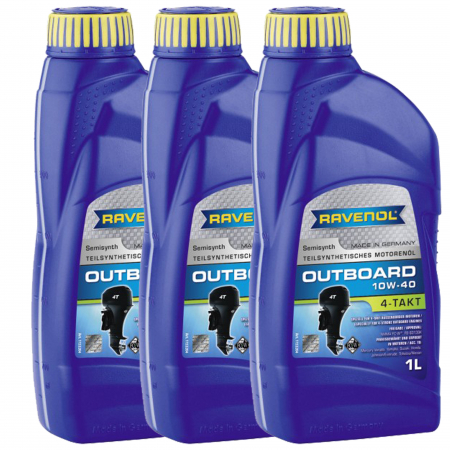 Moto - Pachet 3 litri ulei Ravenol 4T Outboardoel 10W40