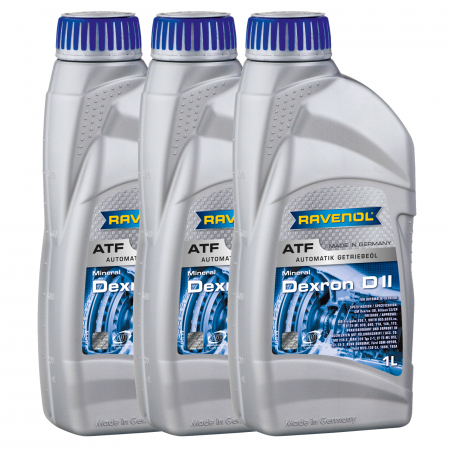 Ulei Cutie de Viteze - Pachet 3 litri Ulei Ravenol ATF Dexron DII