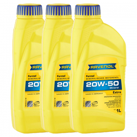 Branduri - Pachet 3 litri ulei Ravenol Formel Extra 20W50