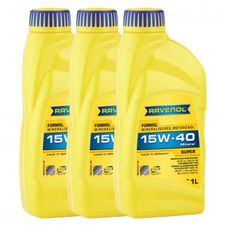 15W40 - Pachet 3 litri ulei Ravenol Formel Super 15W40