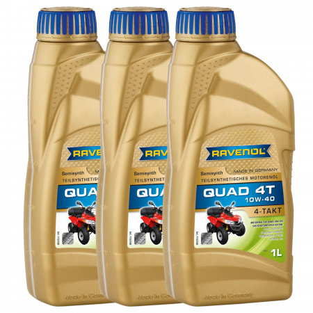 Moto - Pachet 3 litri ulei Ravenol Quad 4T 10W40
