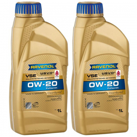 0W20 - Pachet 2 litri Ulei Ravenol VSE USVO 0W20