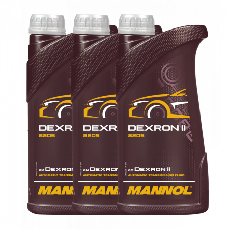 Ulei Cutie de Viteze - Pachet 3 litri Ulei Transmisie Automată MANNOL ATF Dexron II Mineral (Servodirecție, Anti-Uzura)