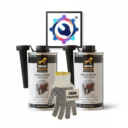 Pachete - Pachet 2 x Aditiv Diesel Detox Premium Kross - Curățare Completă, +5 Puncte Cetanic & Protecție DPF/EGR