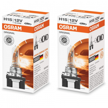 Electrica si Electronice Auto - Pachet 2 becuri auto H15 12V 15/55W Osram Original