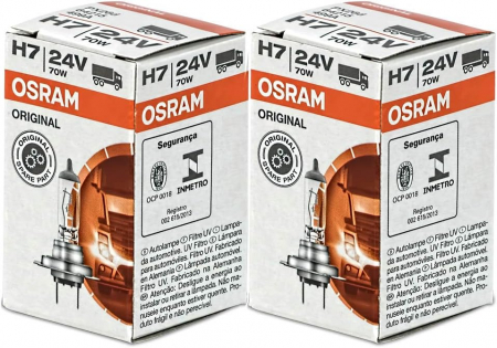 Becuri Auto - Pachet 2 Becuri Camion 24V H7 70 W Original, Osram