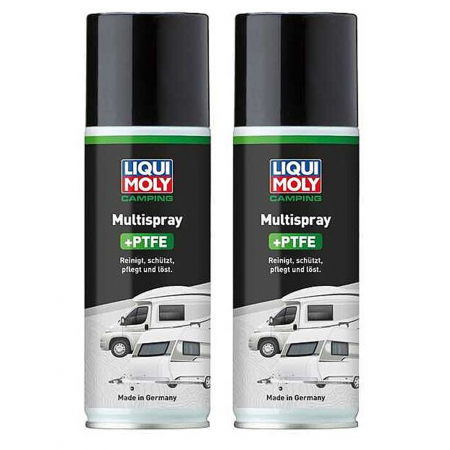 Pachete cu pret redus - Pachet 2 x Multispray Liqui Moly pentru lubrifiere piese cauciuc si plastic 200 ml