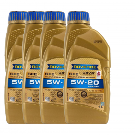 5W20 - Pachet 4 litri ulei Ravenol SFE USVO 5W20