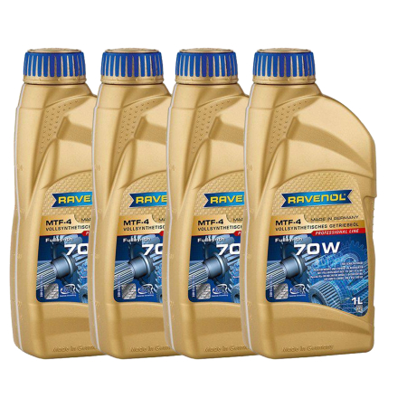 Branduri - Pachet 4 litri ulei transmisie manuala Ravenol MTF-4 70W