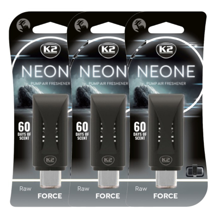 Odorizante grila - Pachet 3 x Odorizant auto grila ventilatie Puf-Puf K2 Neone Raw Force
